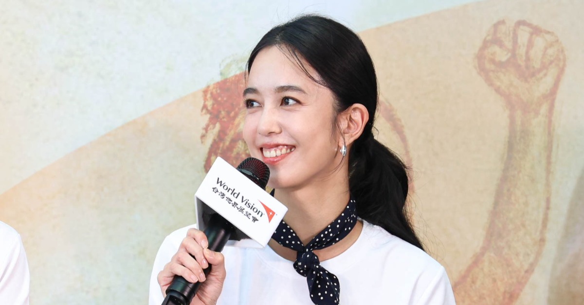 陳庭妮擔任公益代言人，呼籲各界關注弱勢女孩生活困境。（圖／記者黃雅琪攝影）