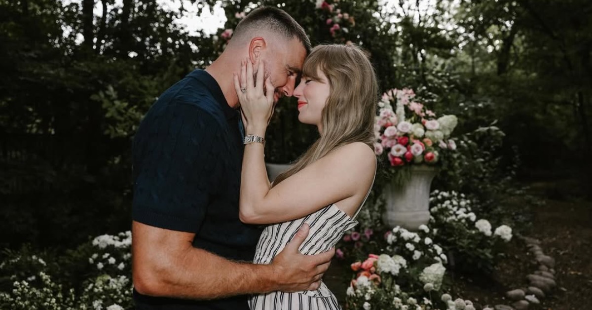 泰勒絲宣布與球星男友崔維斯結婚。(圖/翻攝自IG @taylorswift)