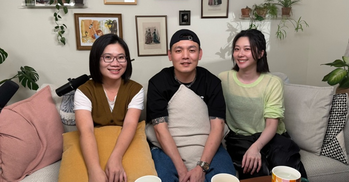 張景嵐攜手Yuyu主持的Podcast節目《好丫》，邀來玖壹壹成員春風擔任嘉賓。（圖／menomeno X 人類圖畫館提供）