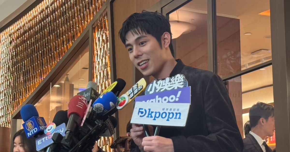 男星詹懷雲緋聞爆出後首度露面。(圖/記者楊雅芸 攝)