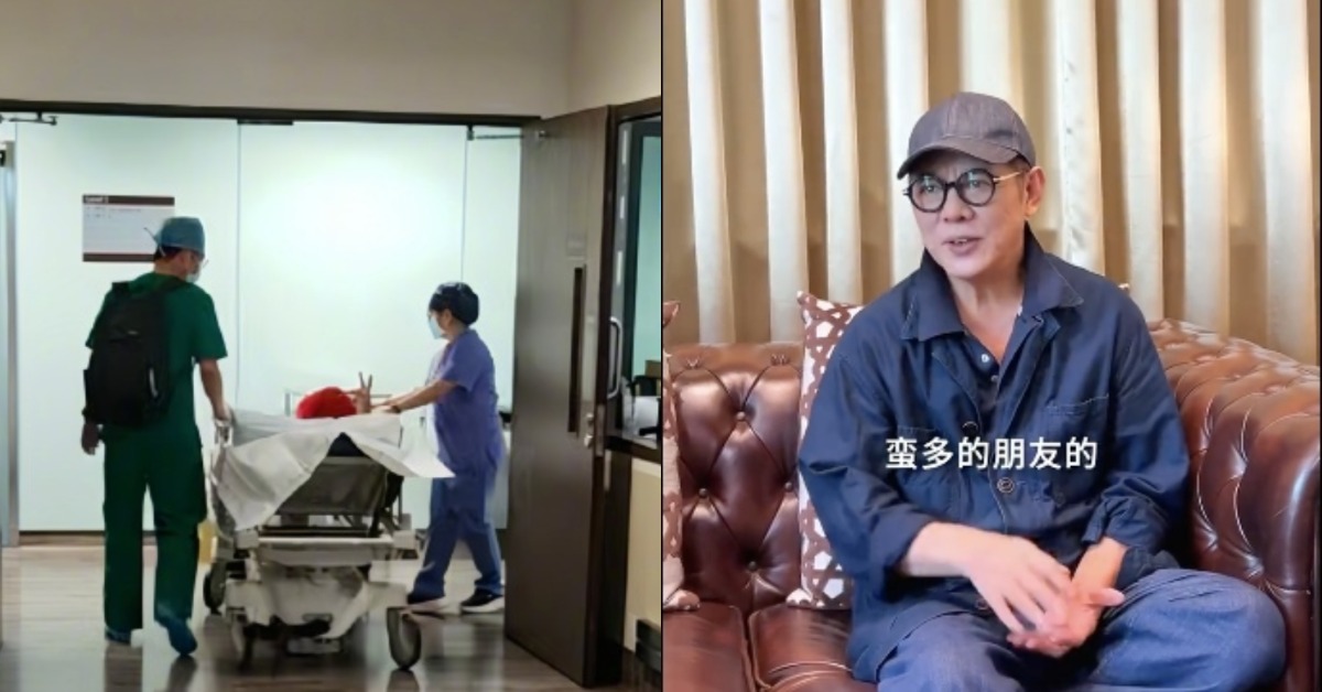 李連杰近日在社群平台曬出病床照,如今也公開真實病況。(圖/翻攝自微博)