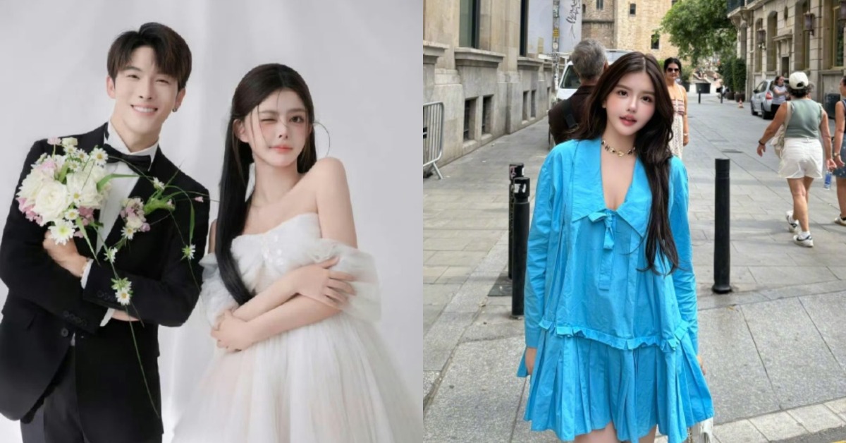 中國百萬網紅韓安冉證實4度離婚,和老公宋浩然將於9月去辦手續。(圖/翻攝自微博)