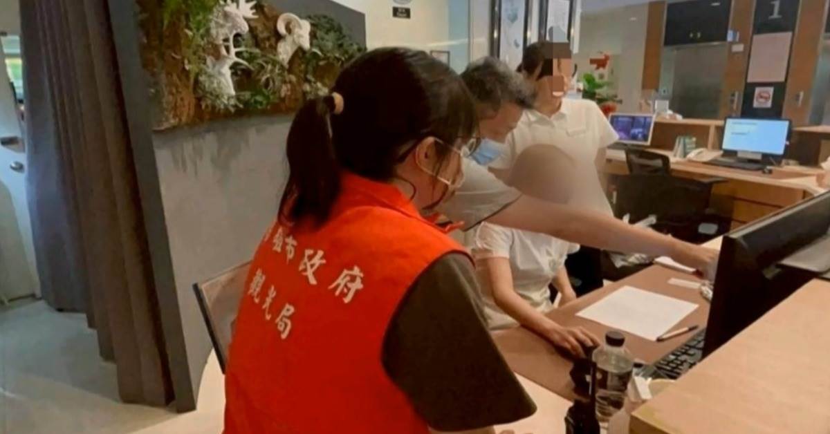 觀光局稽查飯店。（圖／東森新聞）