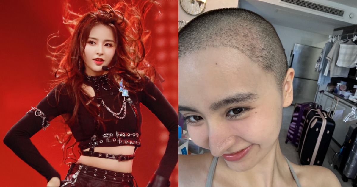 金子涵曬出寸頭照,家人也發聲。(圖/翻攝自青春有你2微博、金子涵小紅書)
