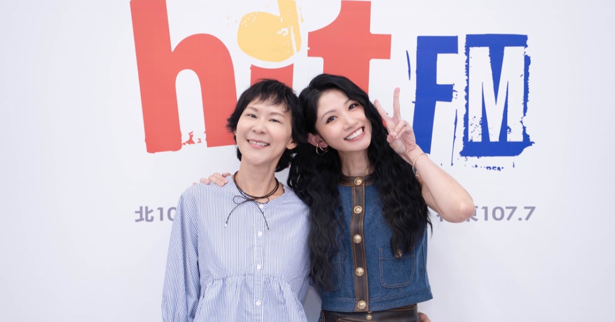 活力DJ阿娟訪問李千娜。(圖/Hit Fm聯播網提供)