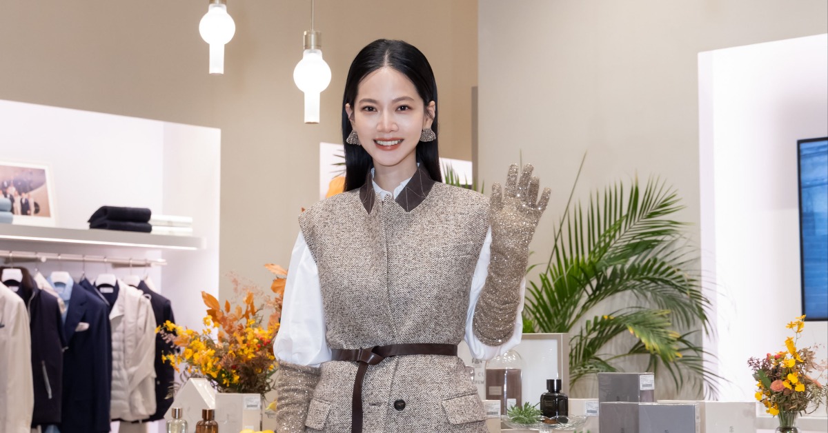 曾之喬出席時尚品牌活動。(圖/品牌提供)