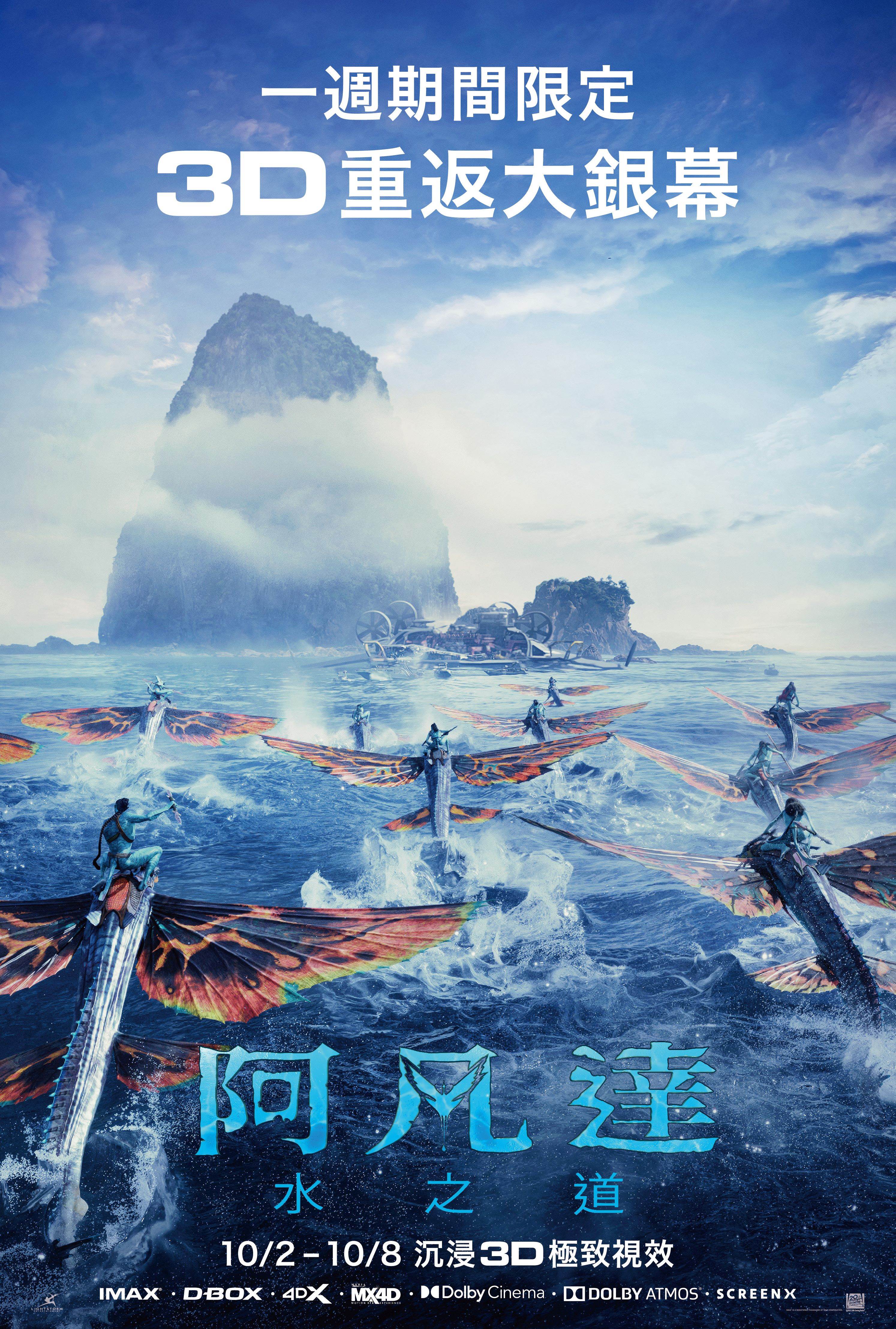 《阿凡達:水之道》3D重返大銀幕。(圖/二十世紀影業)