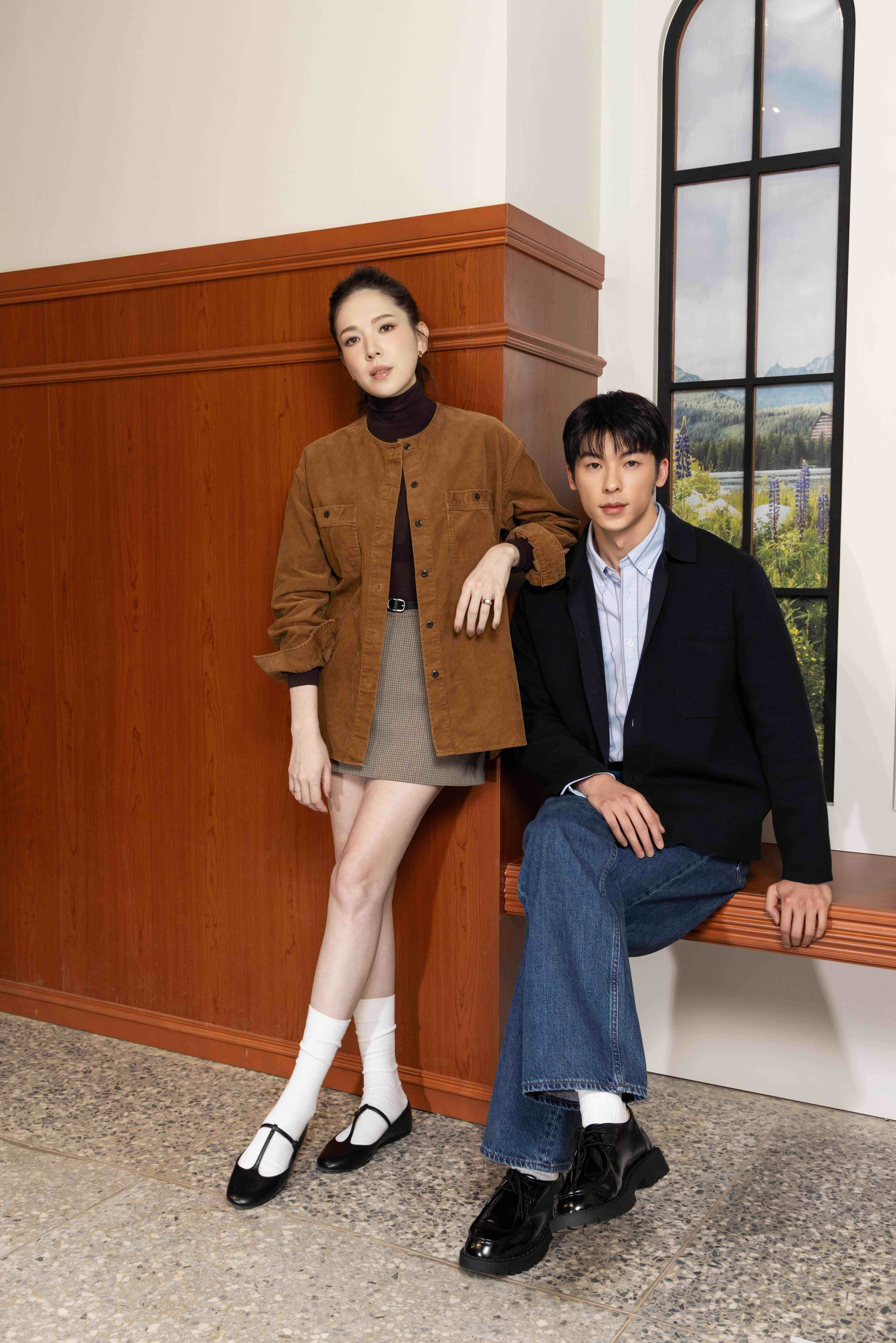 UNIQLO 15周年品牌大使許光漢、許瑋甯，出席UNIQLO 2025秋冬系列「Revisiting Classic 重溯經典」記者會。（圖／UNIQLO）