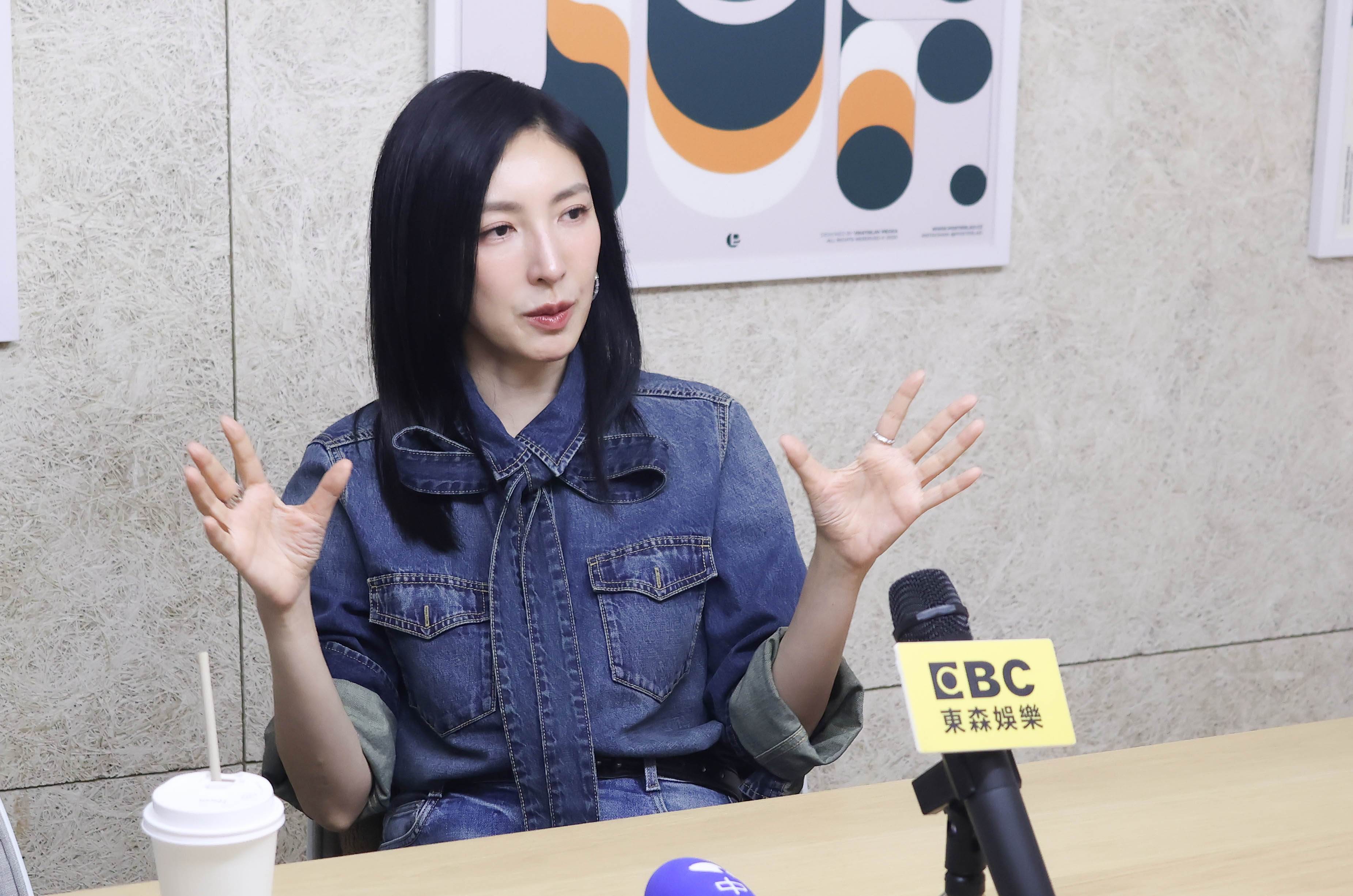 楊謹華拍《影后》時，曾壓力大到落淚。（圖／東森娛樂）