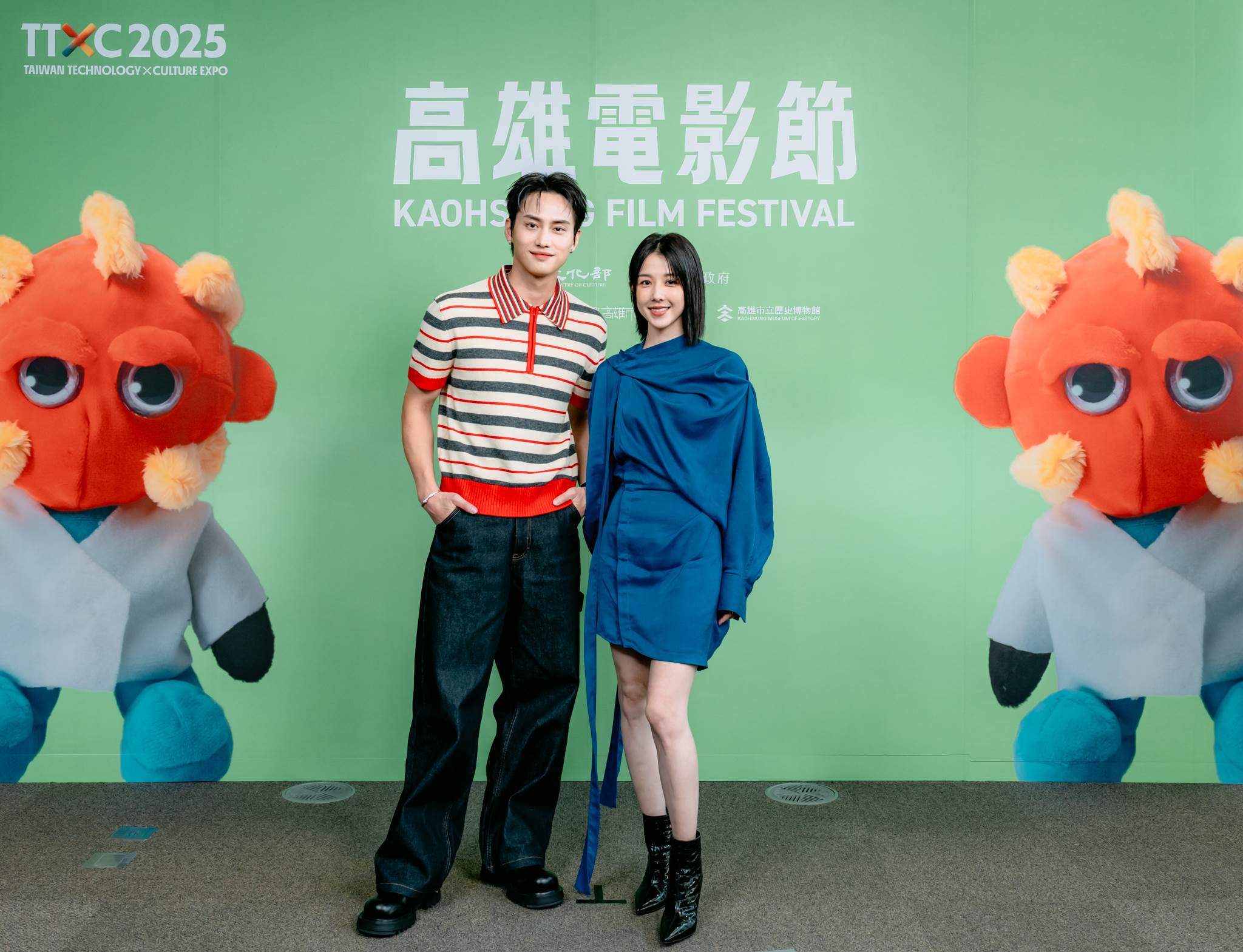 《人浮於愛：第1-2集》於雄影世界首映，邵雨薇、范少勳共同出席受訪。（圖／高雄電影節）