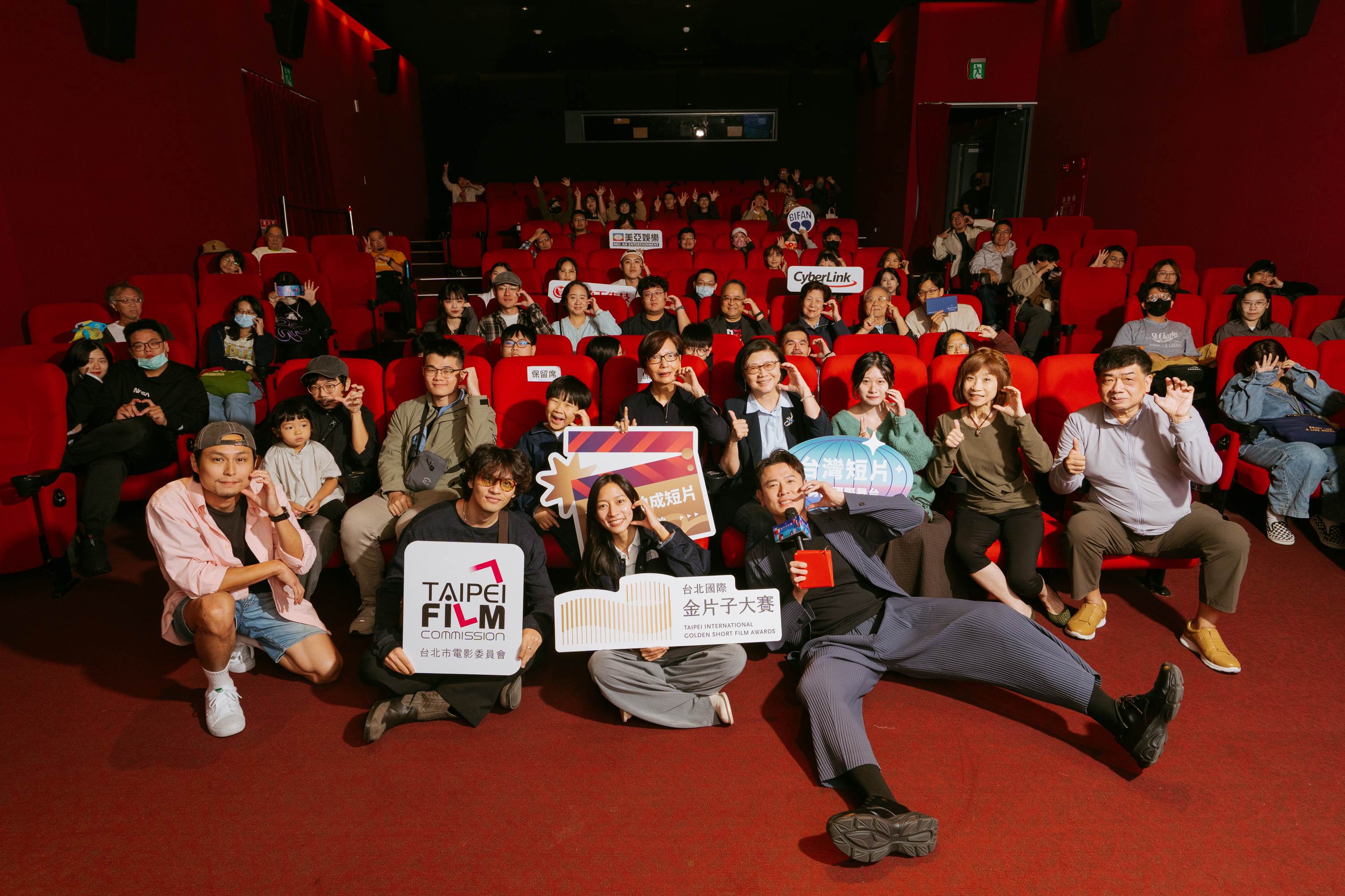 2025金片子大賽映後大合影。（圖／台北市電影委員會）