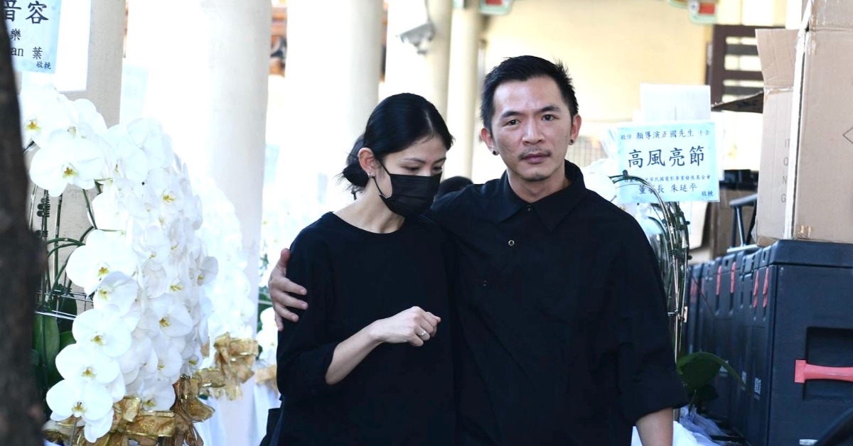 李千娜淚別顏正國。（圖／東森娛樂）