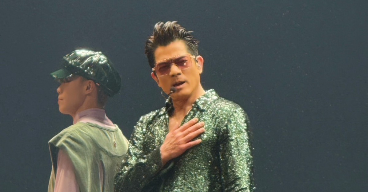 郭富城在高雄巨蛋開唱。（圖／讀者提供）