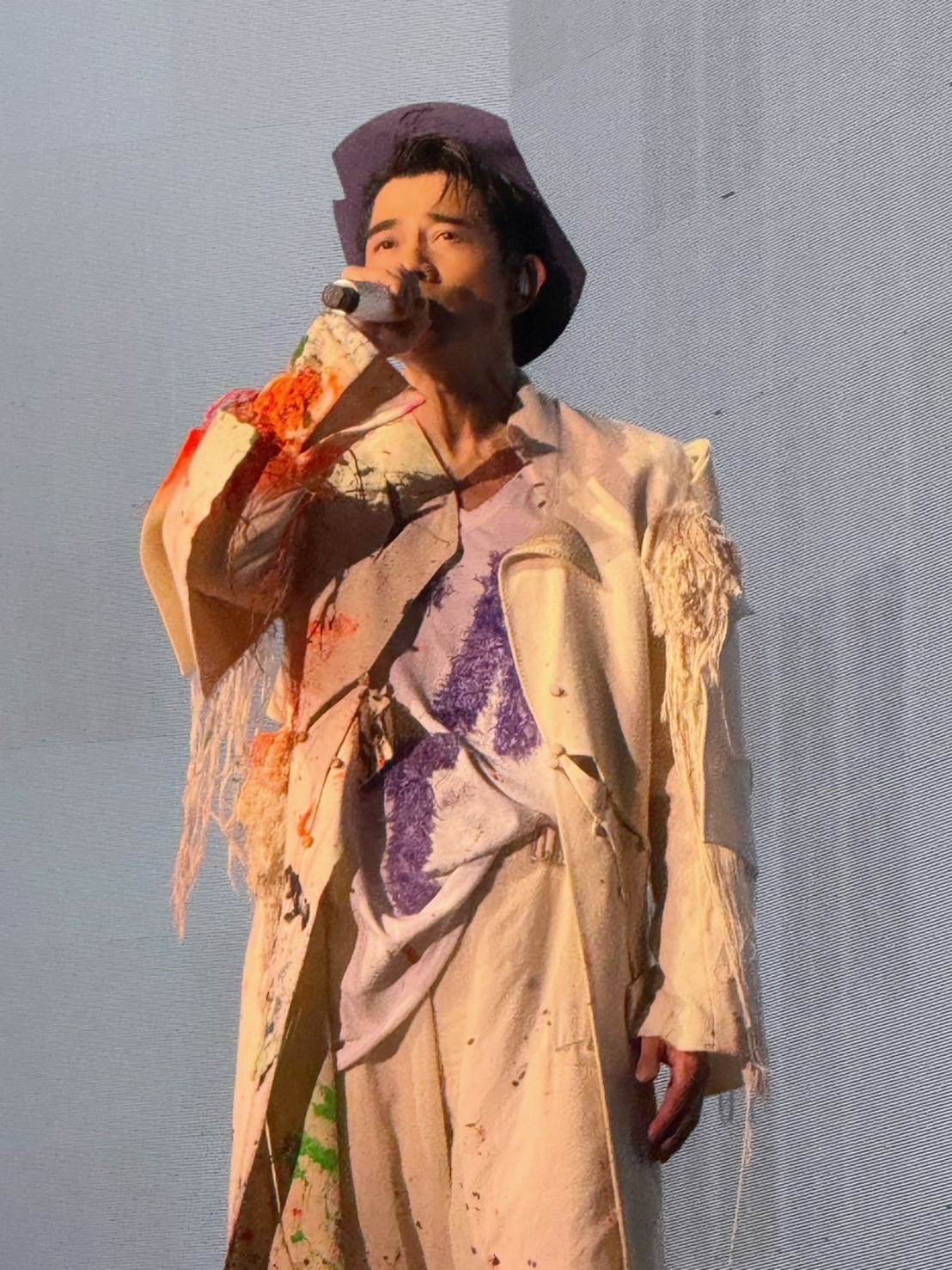 郭富城在高雄巨蛋開唱，以巡演主題曲〈EXIT〉揭開序幕。（圖／讀者提供）