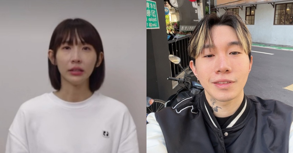 粿粿道歉影片被網友認爲撞臉YouTuber尼克星。（圖／翻攝自粿粿、尼克星IG）