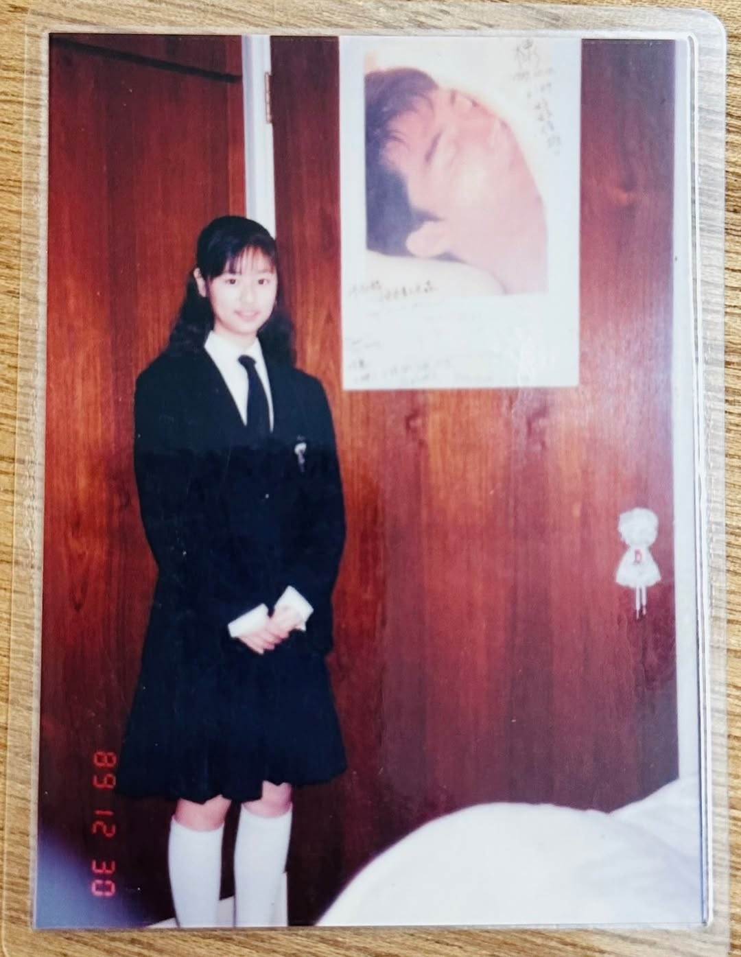 林心如國中<a href='https://star.ebc.net.tw/search/tags/制服/' target='_blank'>制服</a>照。（圖／翻攝自林心如Instagram）