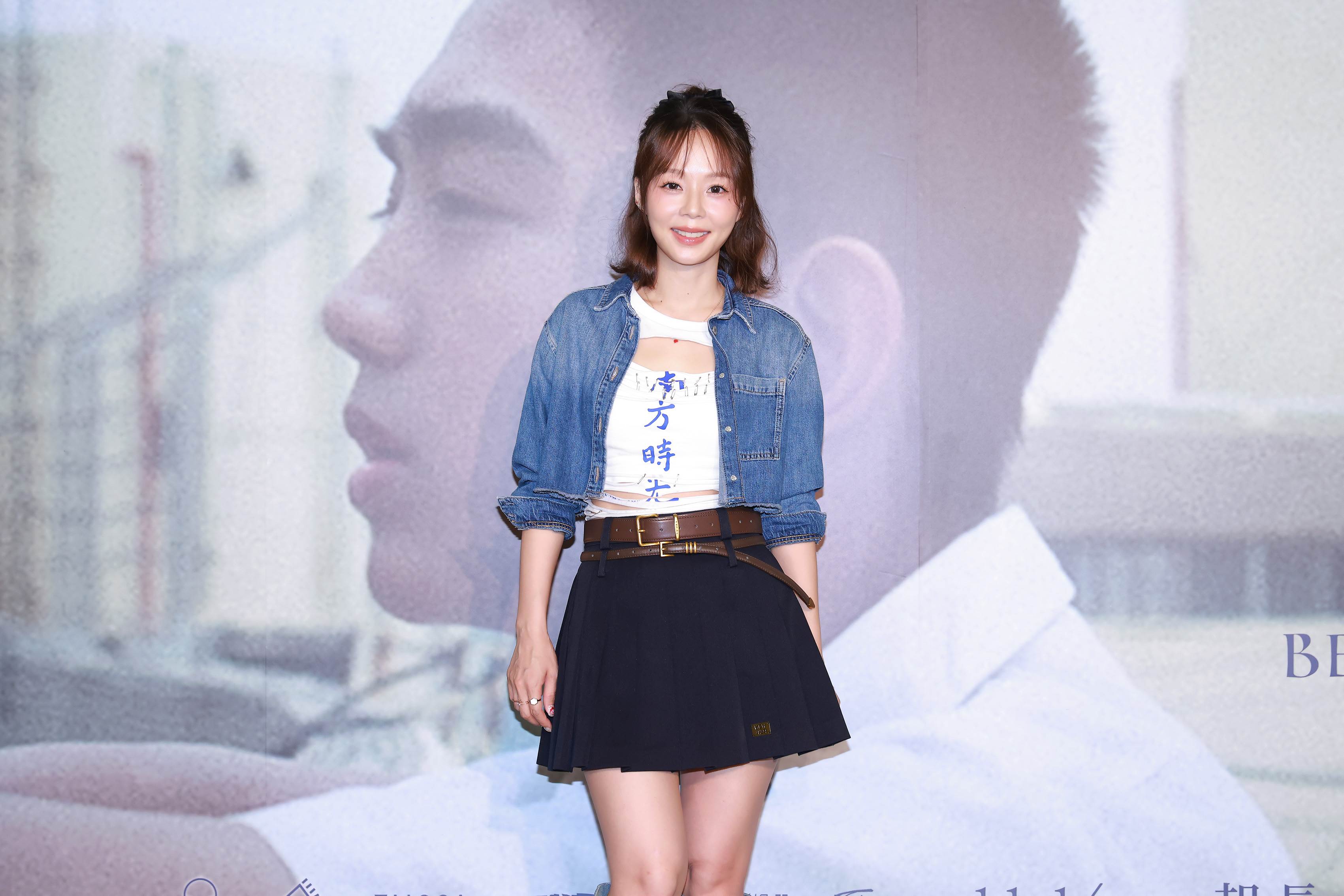 孫淑媚亮麗現身《南方時光》首映會。（圖／百景映畫）