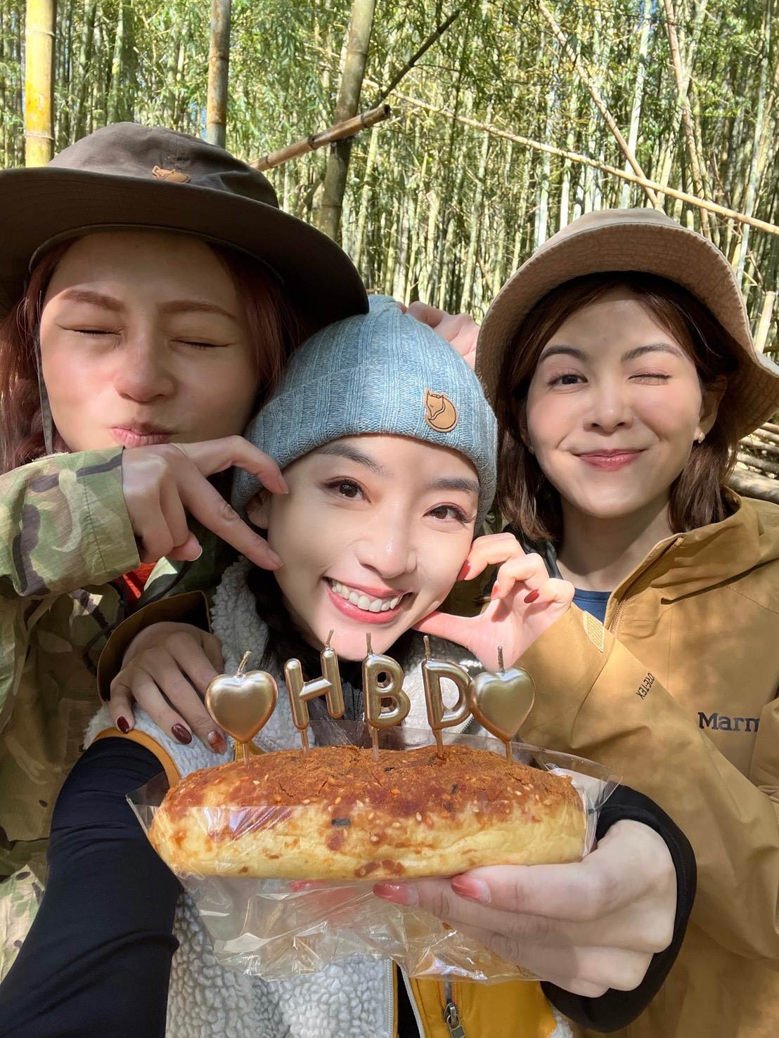 賴芊合分享，林柏妤與好友Peggy給她的慶生驚喜。（圖／民視提供）