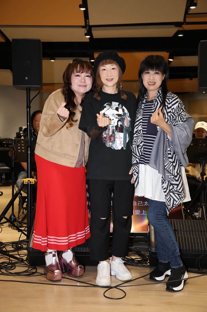 「大南方」閻宗玉、「芝麻」陳艾玲、「小南方」林明樺合體。（圖／中華音樂人交流協會提供）