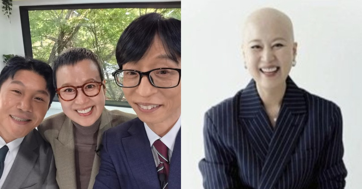 韓國演員朴美善（박미선）在《劉QUIZ ON THE BLOCK》中分享化療期間的形象照。（圖／翻攝自朴美善 IG）