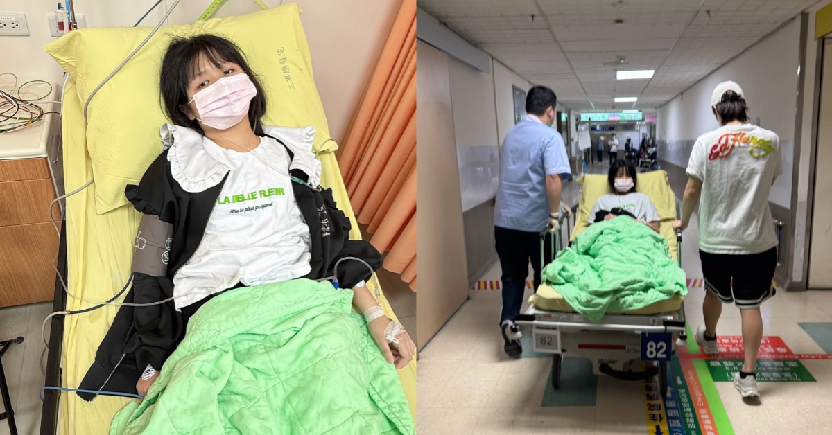 網紅「那對夫妻」的女兒妮妮確診縱膈腔氣腫住院。（圖／翻攝自那對夫妻Instagram）