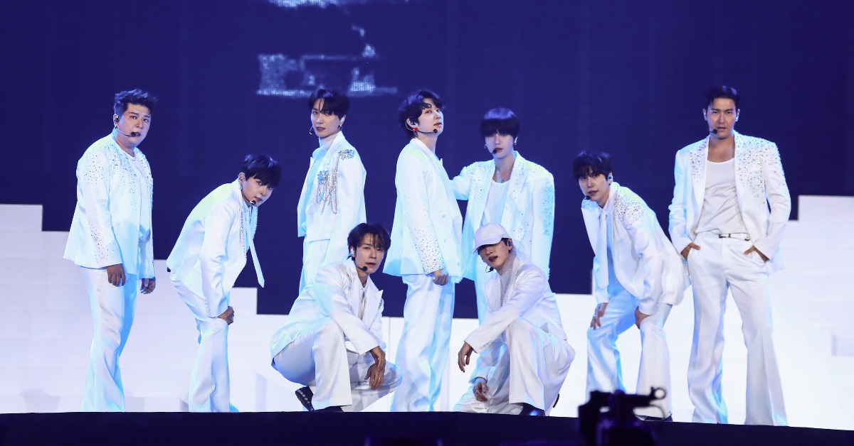 韓國男團Super Junior登臺北大巨蛋開唱。（圖／讀者提供）
