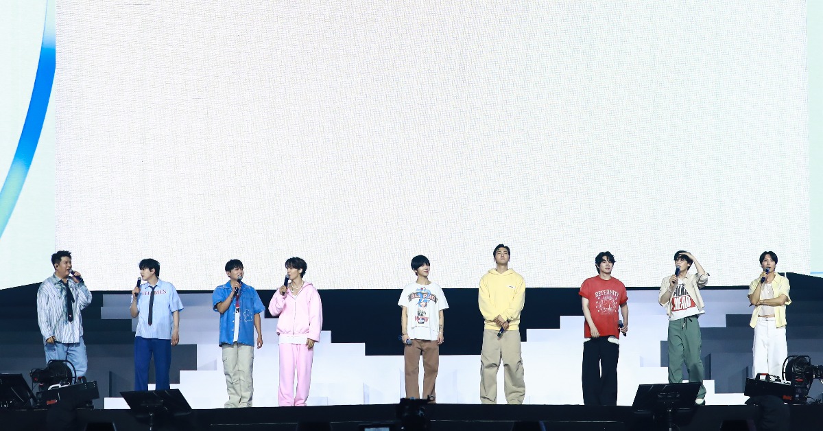男團Super Junior登上臺北大巨蛋舉辦20週年《SUPER SHOW 10》演唱會。（圖／讀者提供）