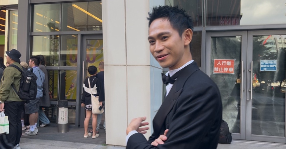 Andy出席走鐘獎。（圖／記者沈芳宇攝）