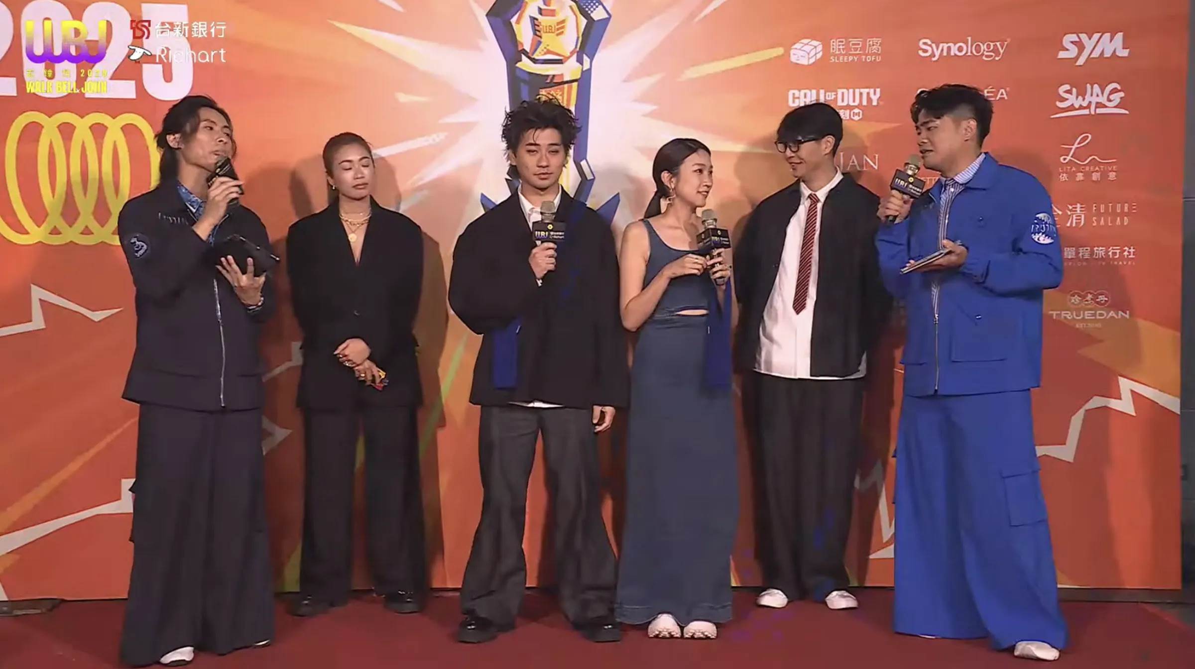 壹加壹談及婚後相處之道。（圖／翻攝自YouTube @ 走鐘獎頒獎典禮 Walk Bell John Awards）