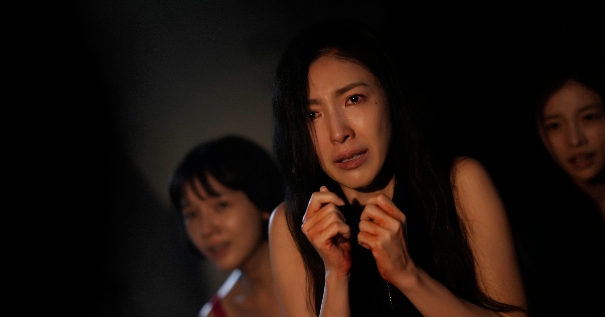 《看看你有多愛我》楊謹華（中）上演營救雙胞胎女兒的重頭戲，母愛全面爆發。（圖／晴天影像提供）