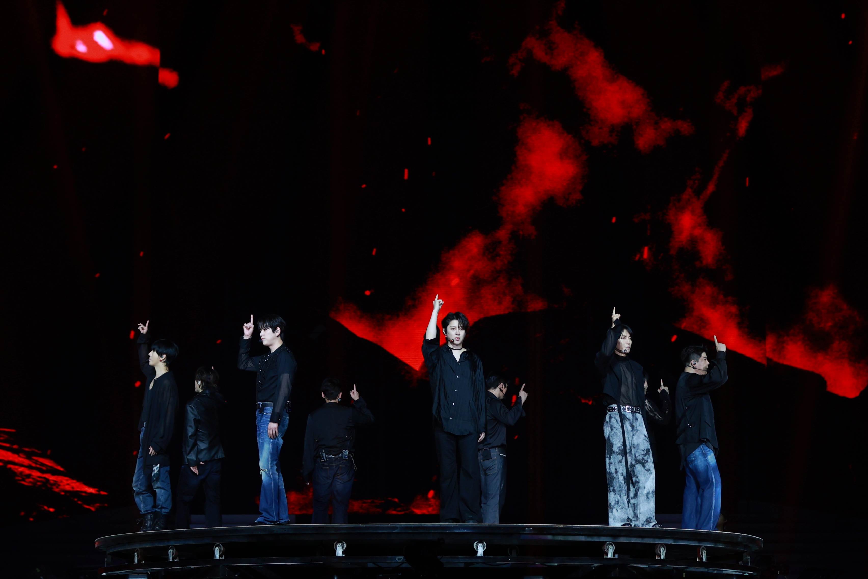 韓國男團Super Junior在臺北大巨蛋舉辦《SUPER SHOW 10》演唱會。（圖／讀者提供）