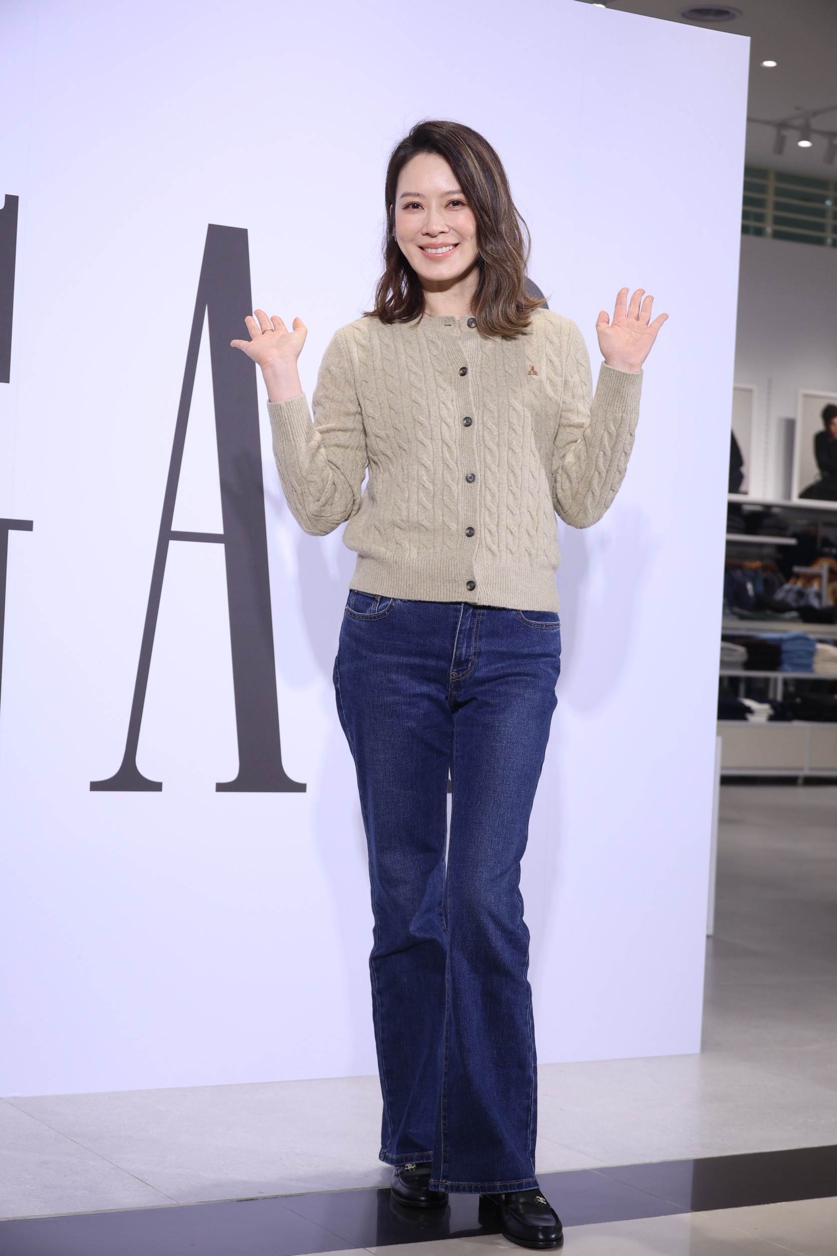 Melody今（16）日出服飾品牌開幕活動。（圖／東森娛樂）