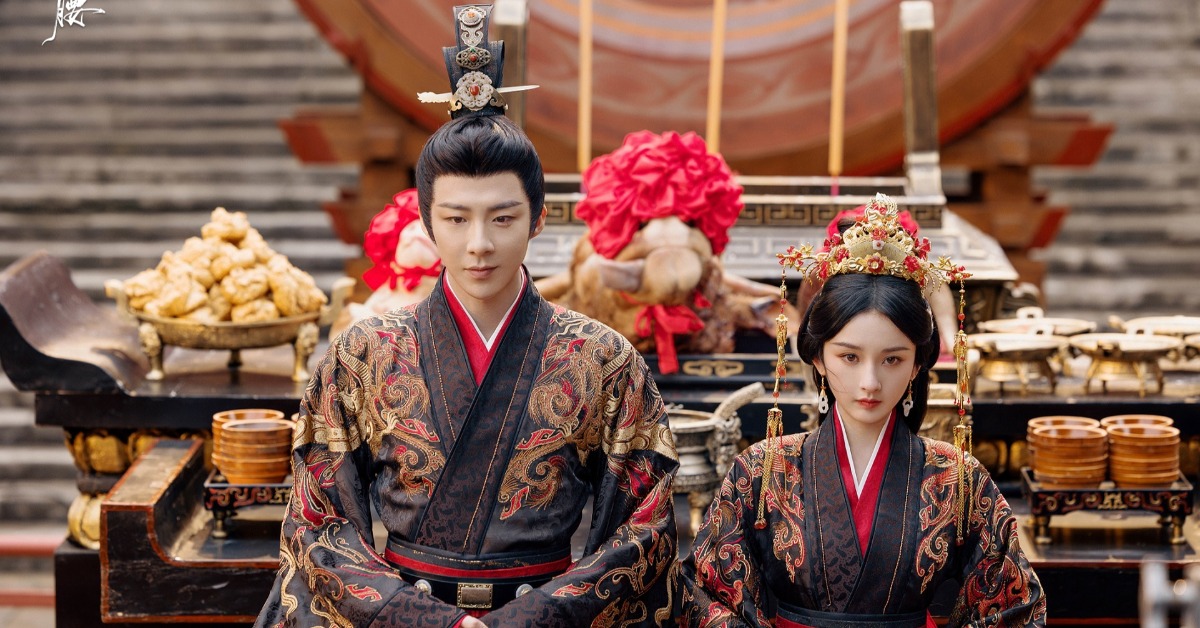 劉宇寧(左)和宋祖兒(右)拍攝《折腰》前就認識，因此拍戲無隔閡。（圖／八大電視提供）