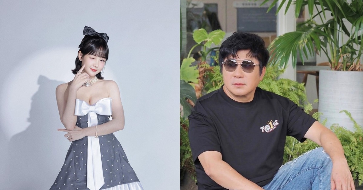 藝人籃籃、胡瓜。（圖／翻攝自籃籃、胡瓜臉書）