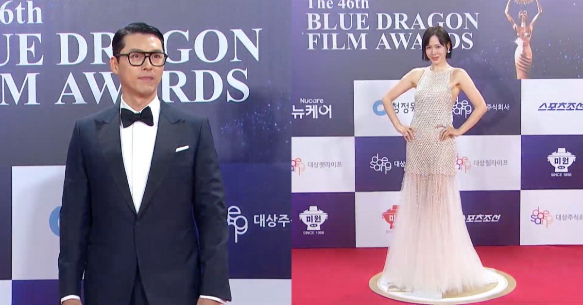 玄彬、孫藝珍先後踏上紅毯。（圖／翻攝自翻攝自KBS YouTube）