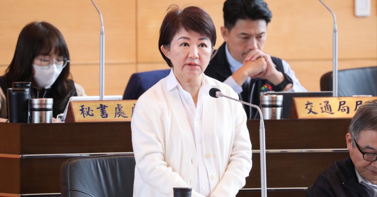 台中市長盧秀燕。（圖／台中市政府）