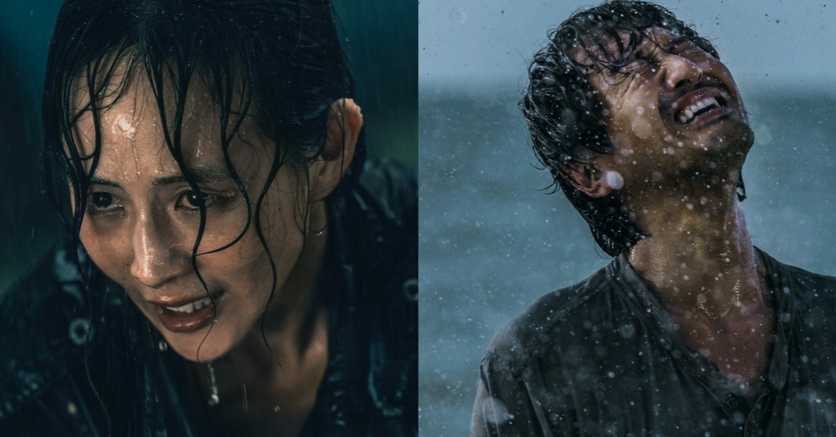 張鈞甯演出對保護女兒異常偏執的李涵，王傳君則飾演陰鬱又神祕的校工林在福。（圖／鴻聯國際）