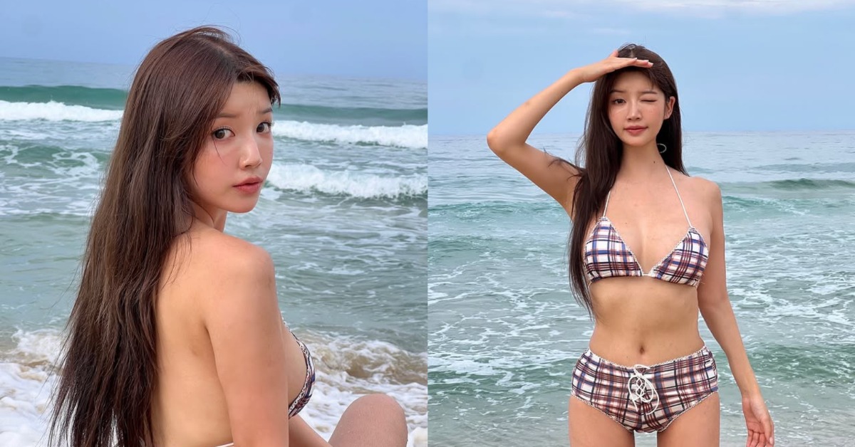 辣模車有珍（차유진）被讚為「辣模界IU」。（圖／翻攝自車有珍 IG）