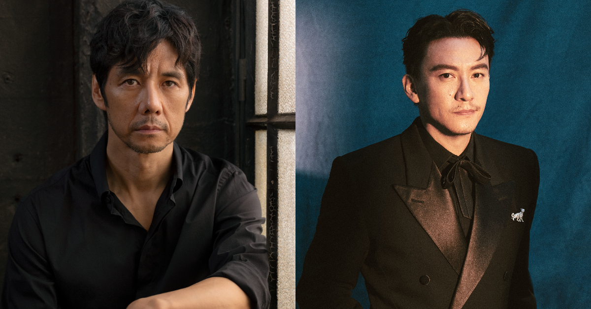 第62屆金馬獎頒獎人西島秀俊（左）、張震。（圖／金馬執委會）