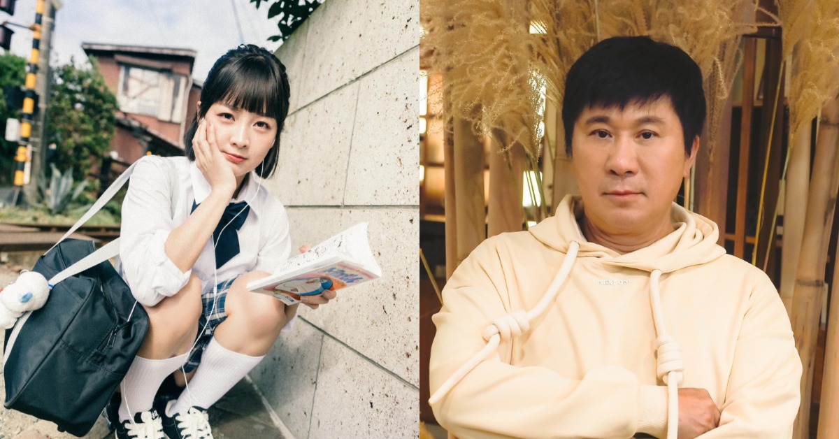 胡瓜在綜藝節目遊戲環節疑似觸碰到籃籃胸部，畫面曝光後引發討論。（圖／翻攝自籃籃、胡瓜臉書）