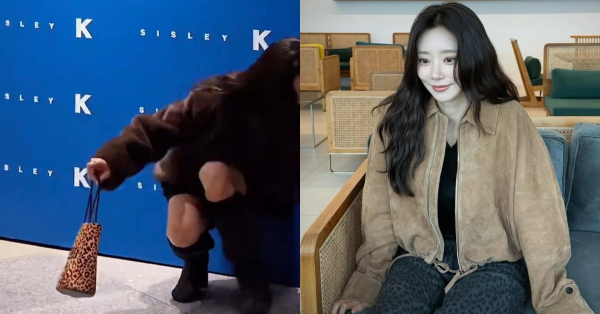 韓國女星李主儐在紅毯摔倒引發熱議。（圖／翻攝自李主儐 IG、微博）