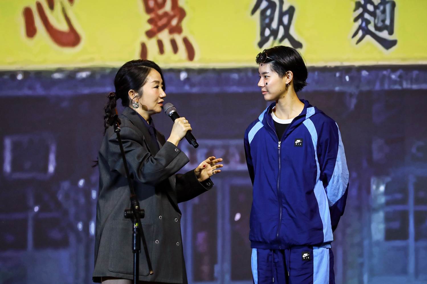 陶晶瑩邀請女兒荳荳上台，並透露要南下支持TWICE。（圖／中華音樂人交流協會提供）