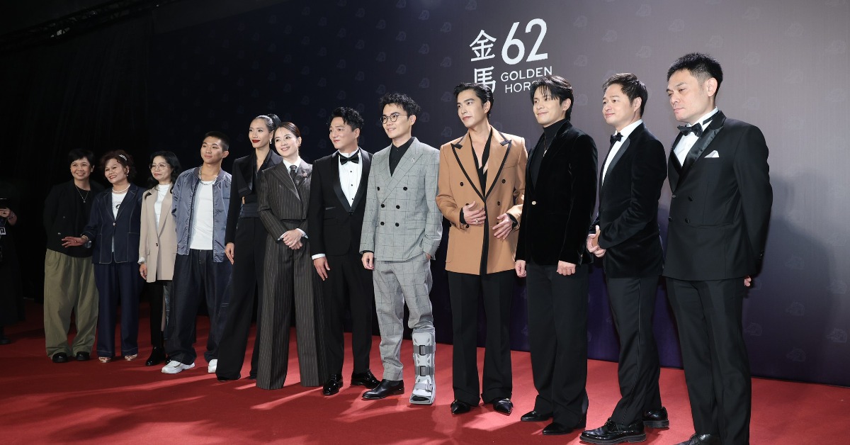 《我家的事》主創團隊走紅毯。（圖／東森娛樂）