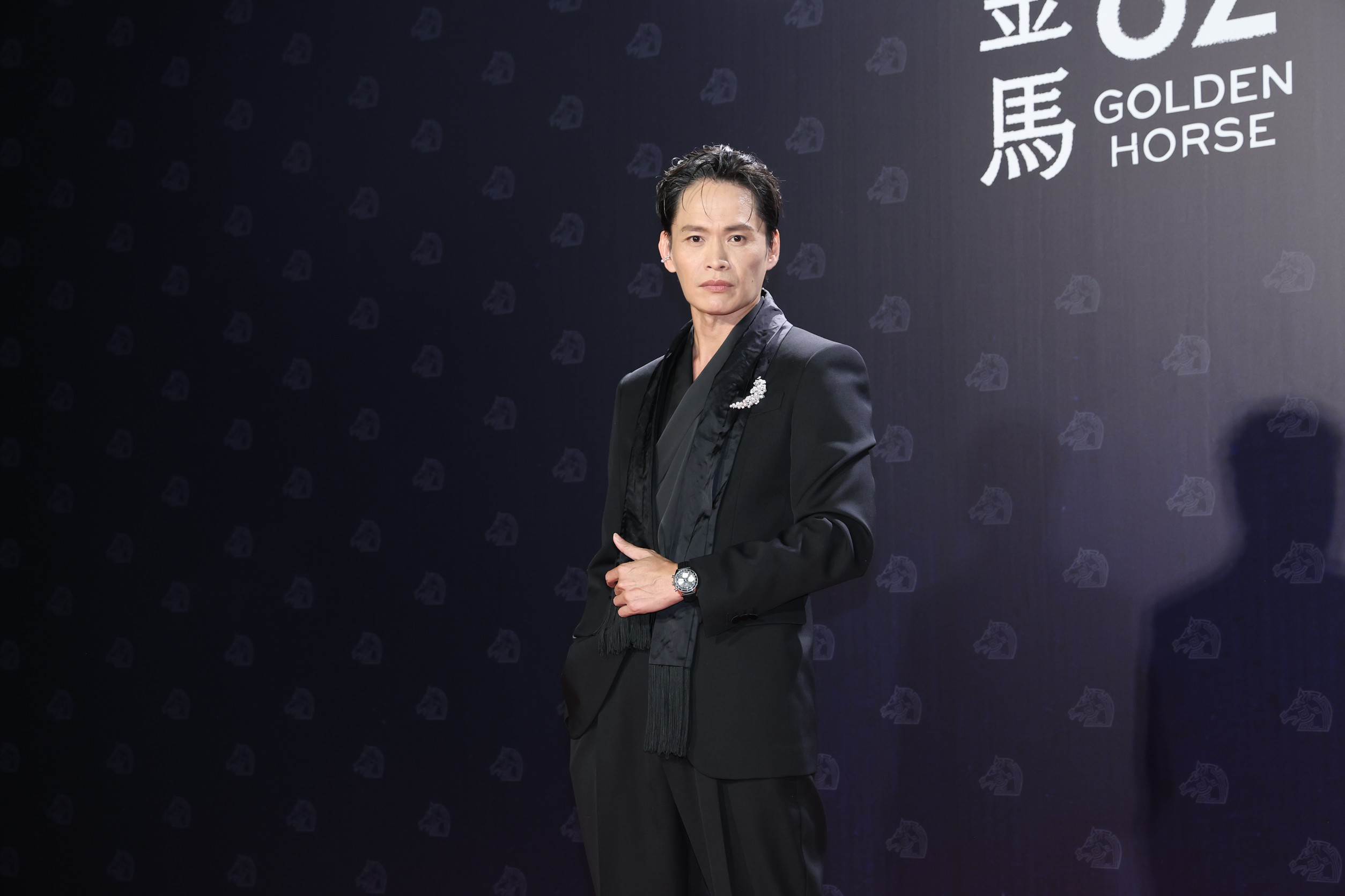 黃鐙輝帶著老婆的愛走紅毯。（圖／東森娛樂）