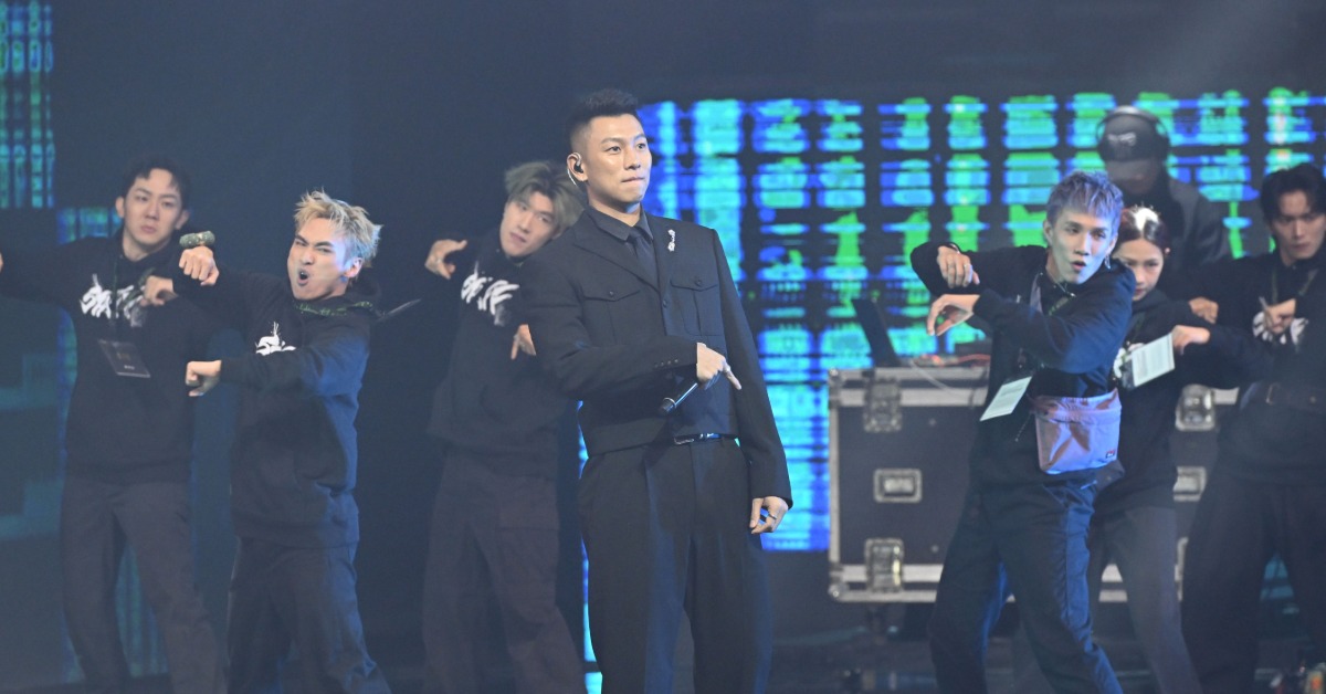 金馬頒獎典禮，饒舌音樂團體頑童MJ116演出時，疑似發生轉播收音異常的事故。（圖／金馬執委會提供）