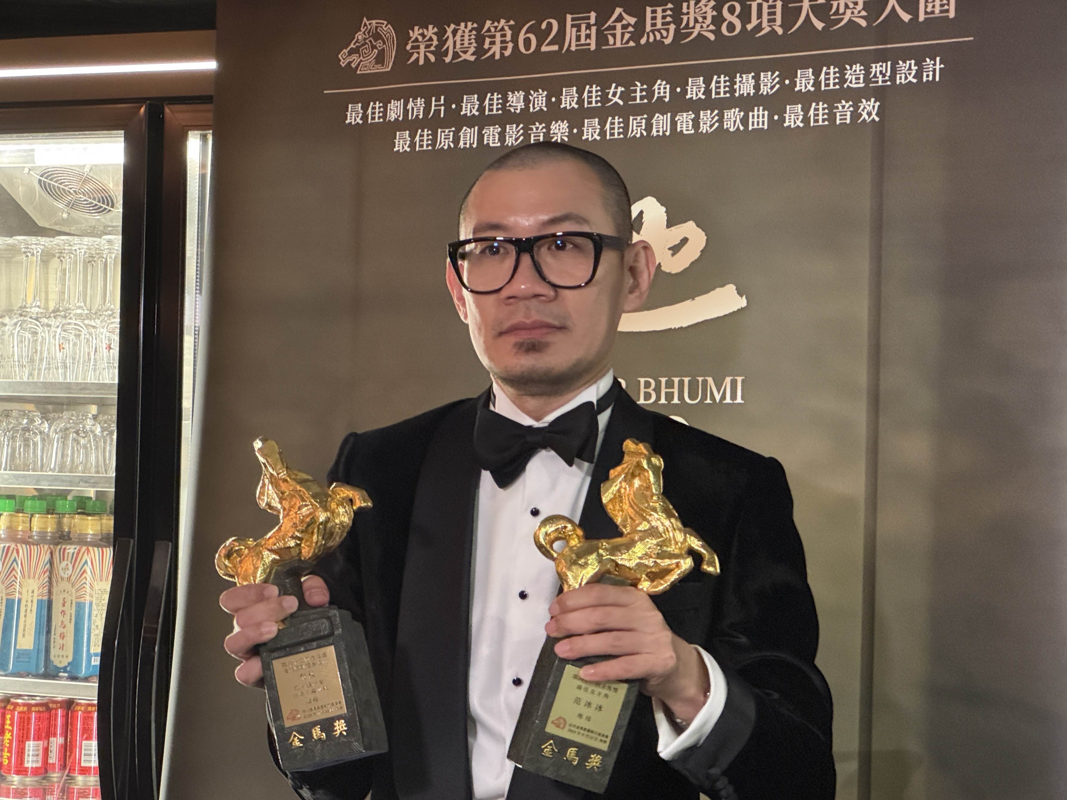 張吉安導演出席《地母》慶功宴。（圖／記者黃雅琪攝影）