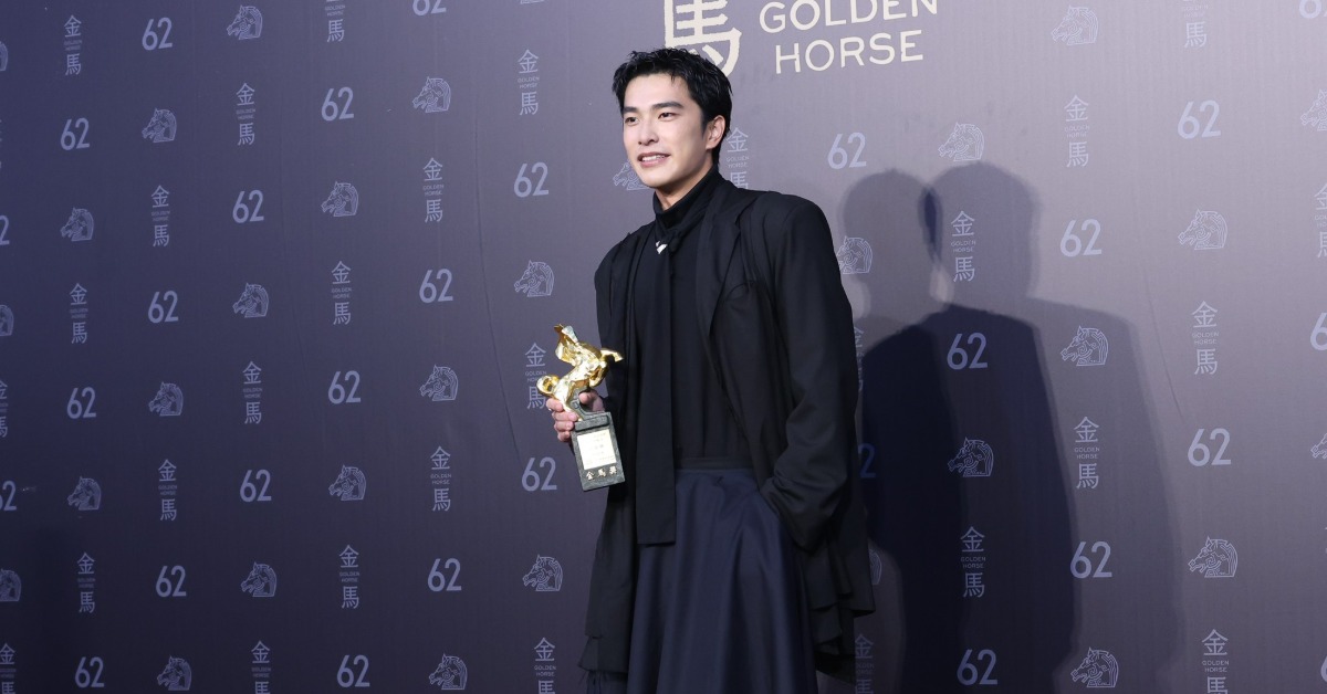 第62屆金馬獎最佳男配角由新生代男星曾敬驊打敗強敵，一舉奪下。（圖／東森新聞）