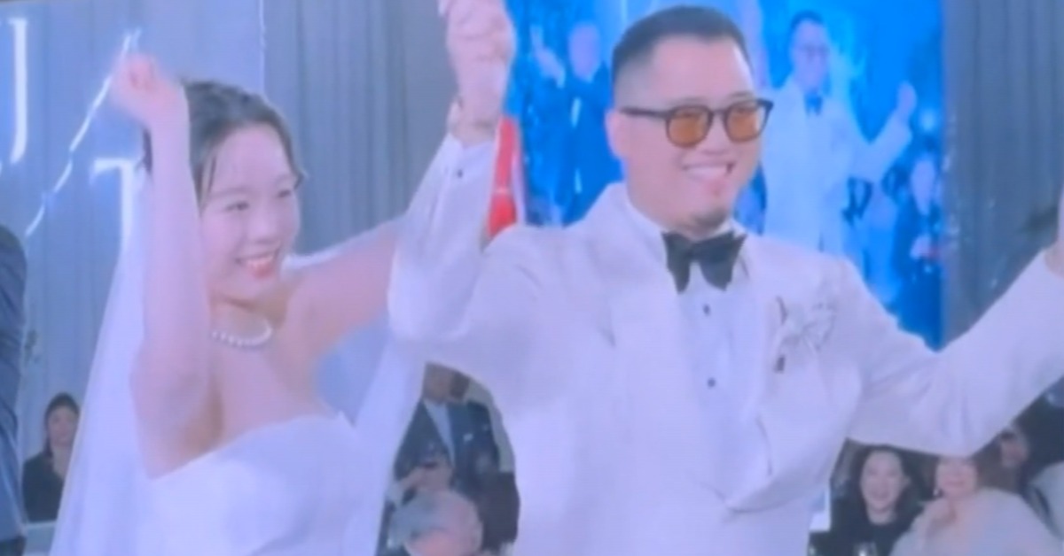 台北某知名飯店裡一場眾星雲集的豪華婚宴。（圖／翻攝自 蔣雅淇 Threads）