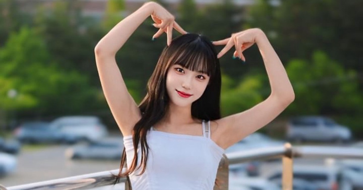 韓籍啦啦隊「哈妮女神」朴恩惠。（圖／翻攝自IG@3un._.hy3）