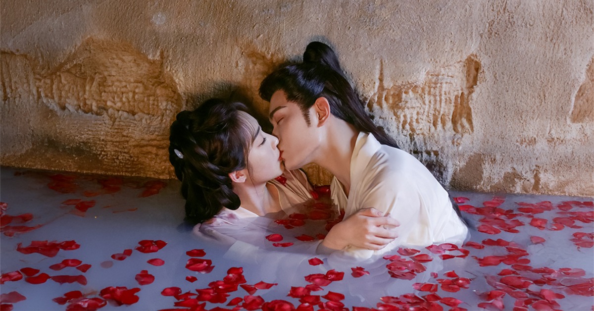 鄧恩熙《長樂曲》獻螢幕初吻給丁禹兮。（圖／中天娛樂台提供）